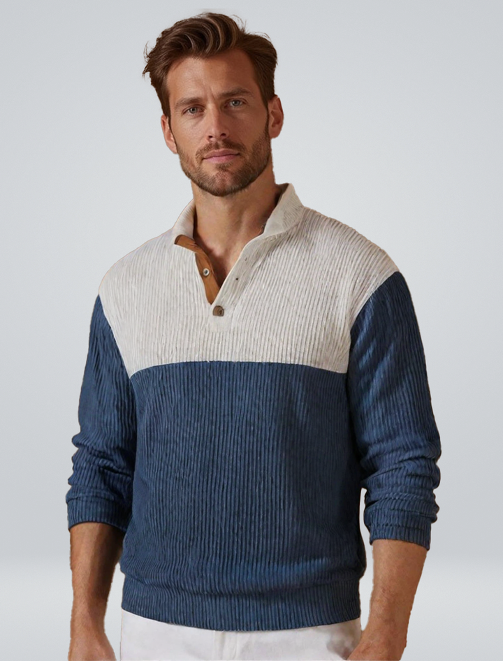 Albert | Modern Sweater with Buttons