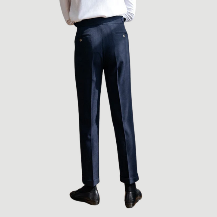 Kevin | Signature Wool Trousers navy