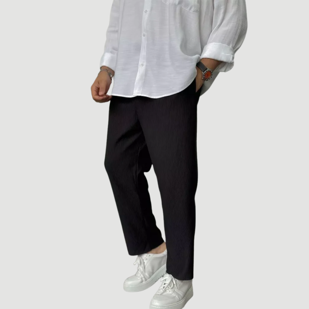 Tristan | Precision Tailored Trousers White