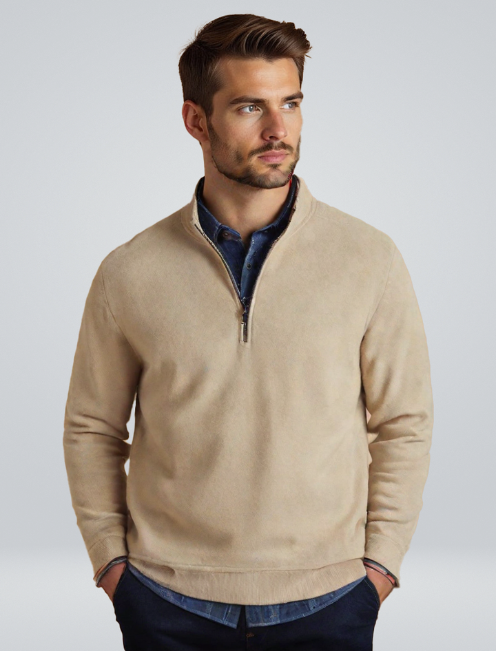 Elliot | Elegant cashmere sweater with zip