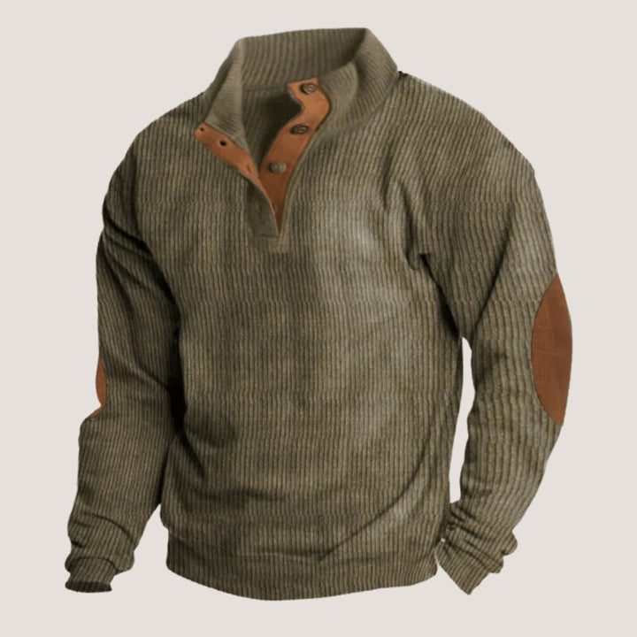 Stanley | Corduroy Sweater with Boat Neck