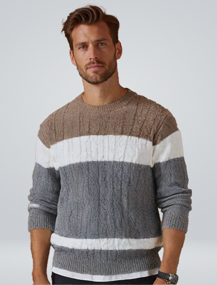 Charlie | Elegant patchwork sweater