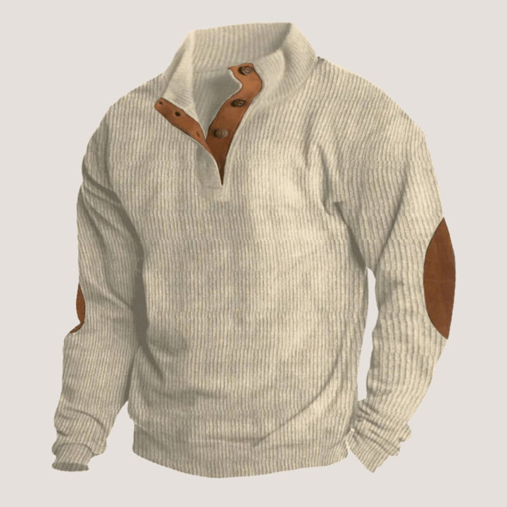 Stanley | Corduroy Sweater with Boat Neck