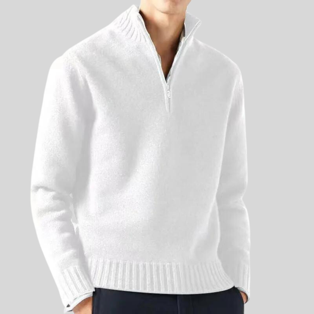 Jamie | Luxurious Half-Zip Sweater