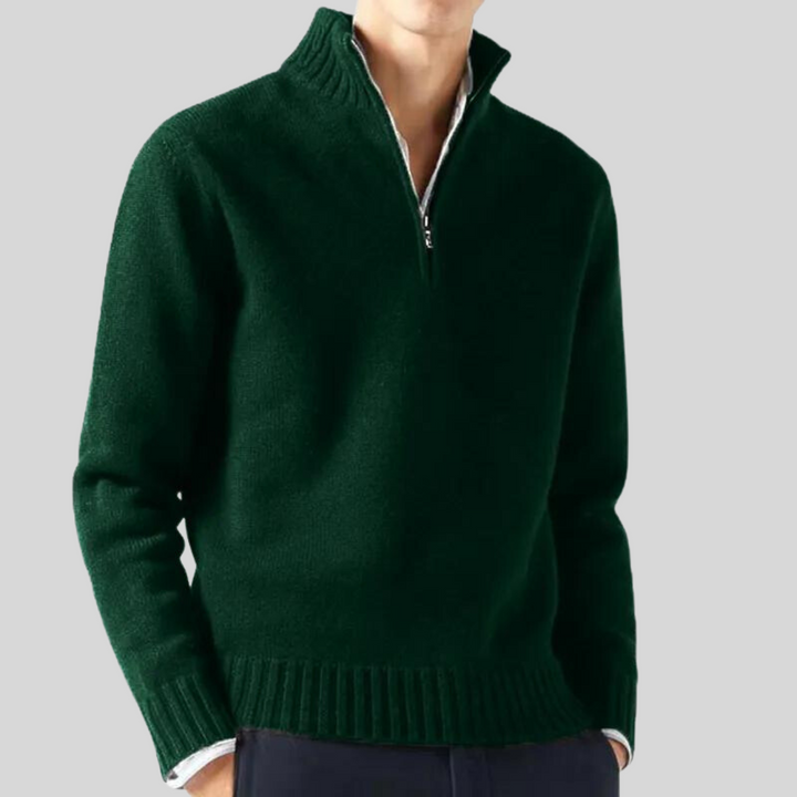 Jamie | Luxurious Half-Zip Sweater