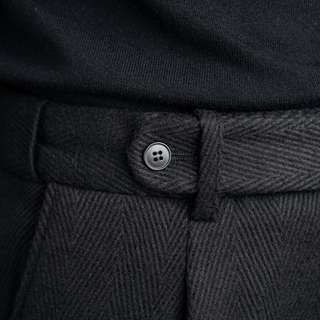 Damian | Herringbone Trousers