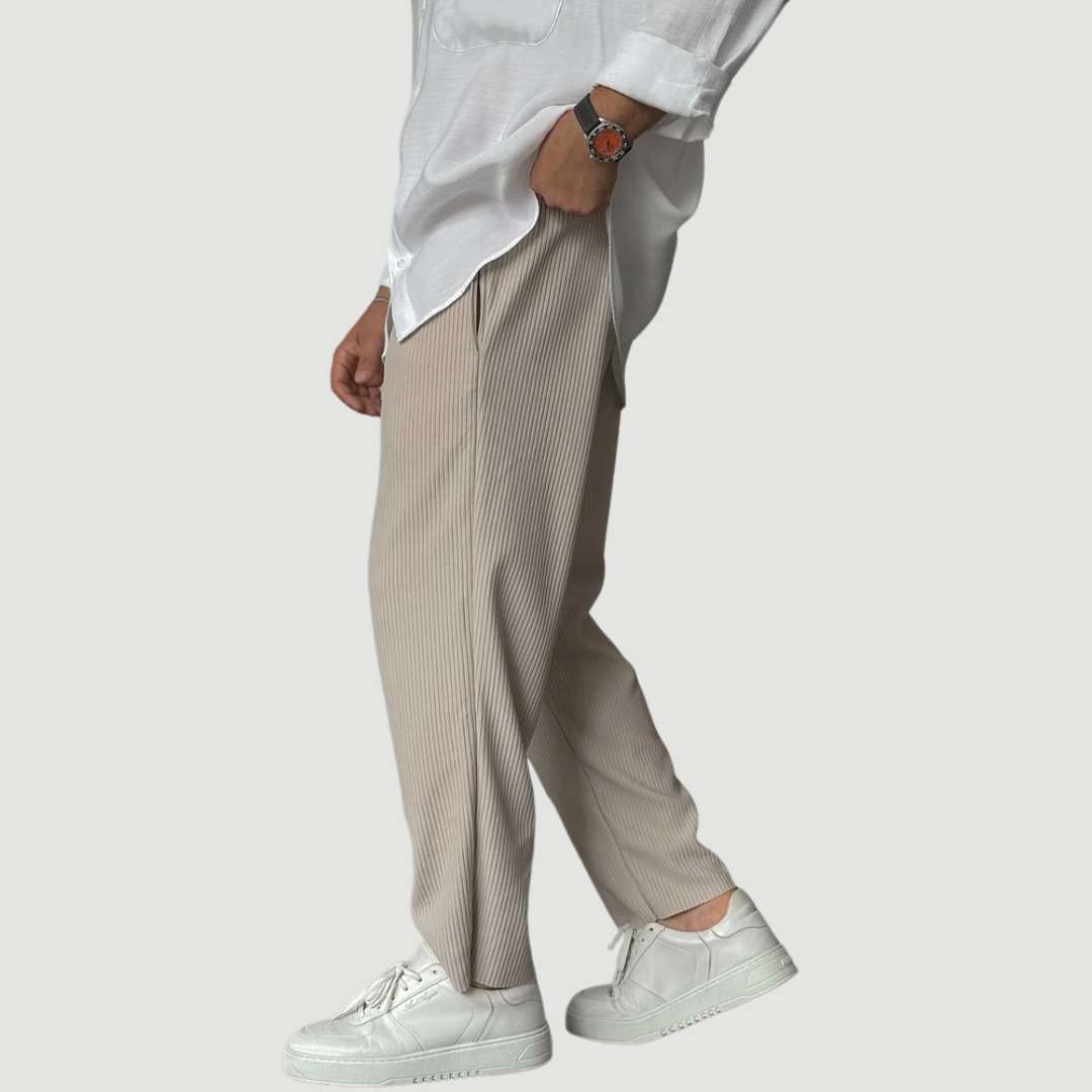 Joel | Precision Tailored Trousers Khaki