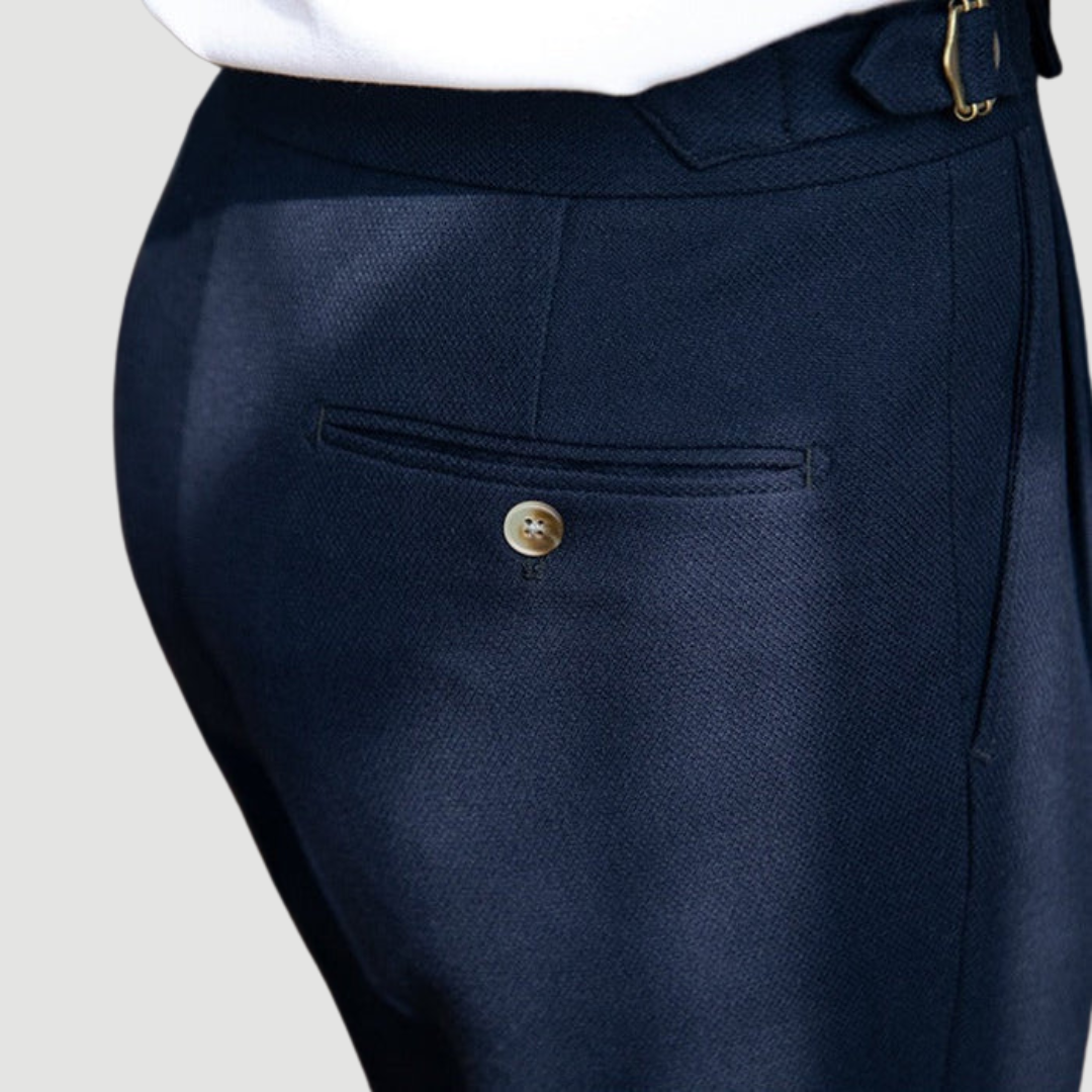 Kevin | Signature Wool Trousers navy