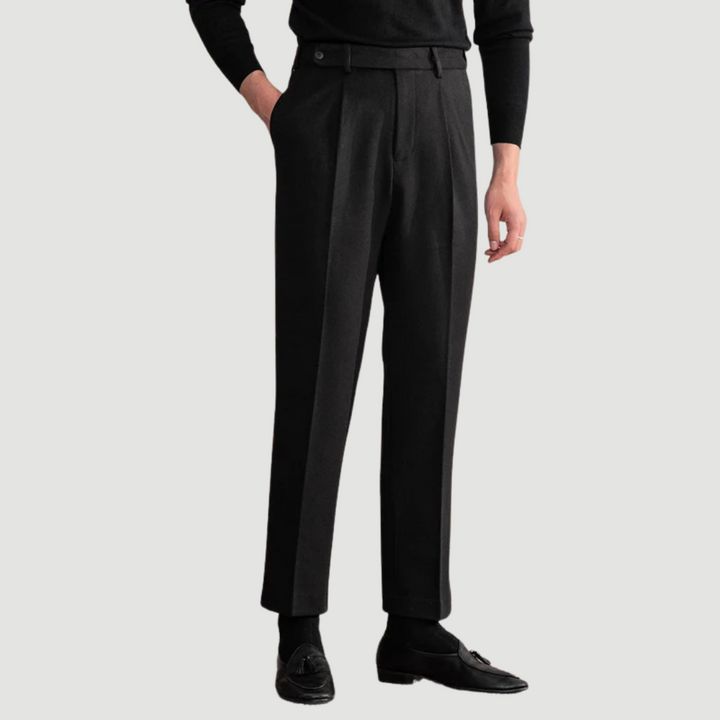 Jonathan | Tailored Trousers Black