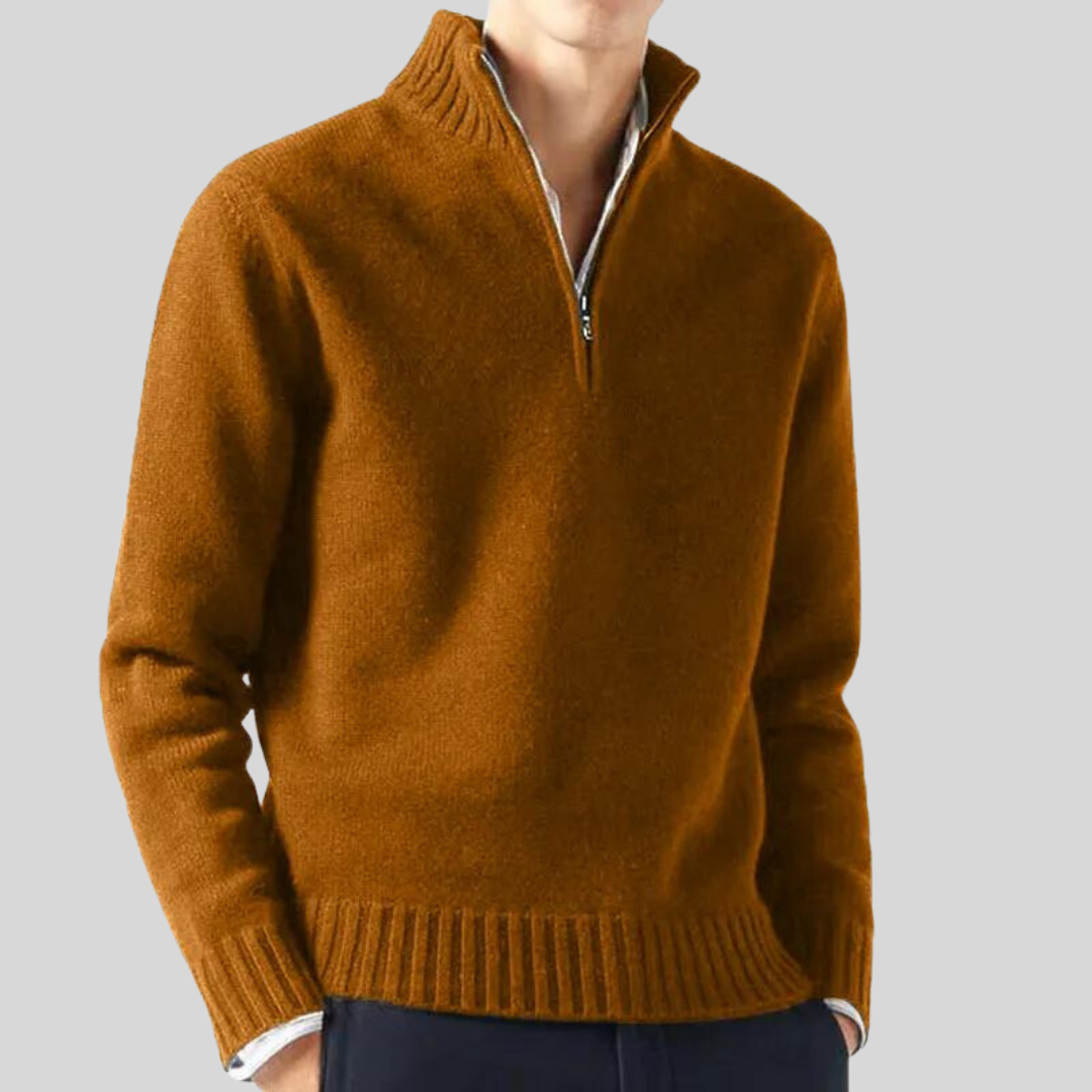 Jamie | Luxurious Half-Zip Sweater