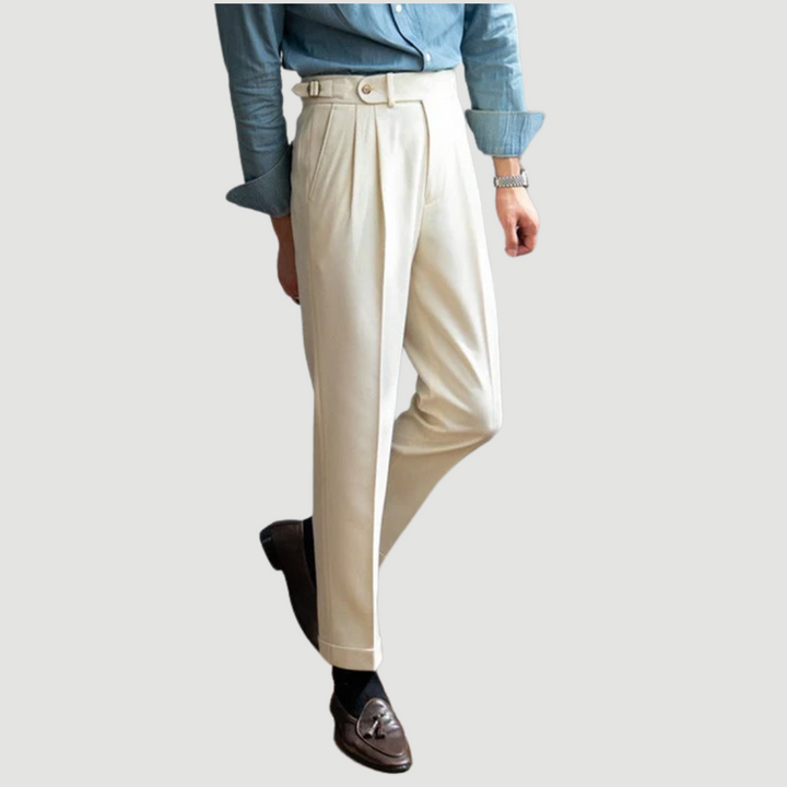 Christian | Signature Wool Trousers cream