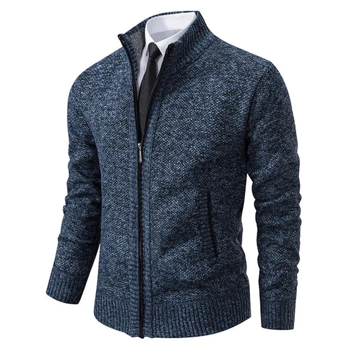 Kieran | Knitted Cardigan with Zipper Closure