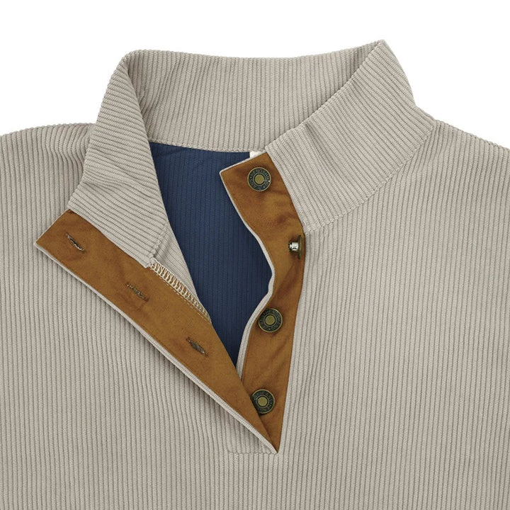 Albert | Modern Sweater with Buttons