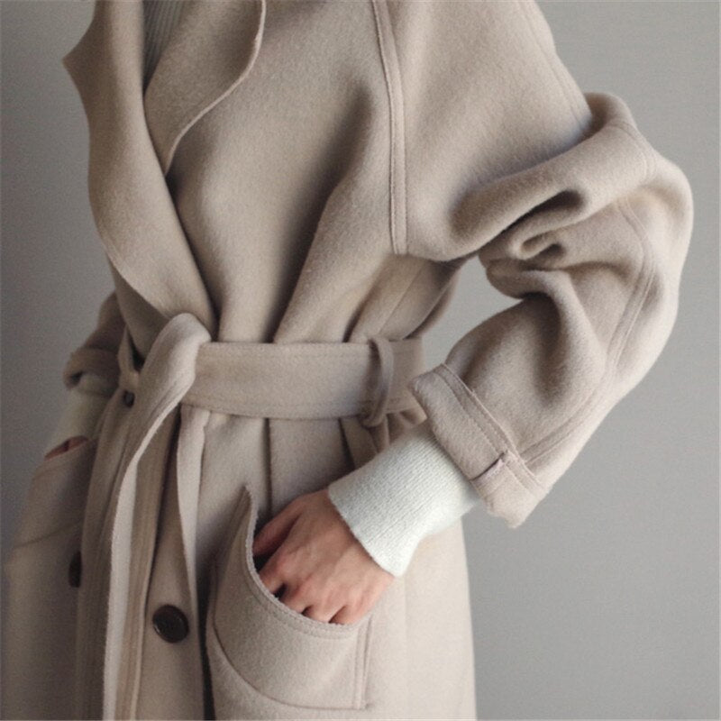 Lily | Elegant Long Coat for Women