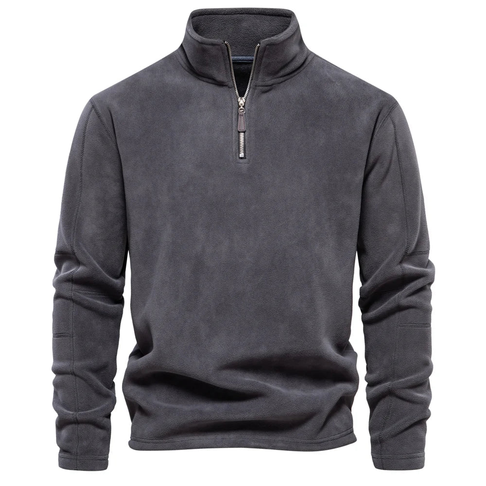 Archie | Warm fleece collar sweatshirt