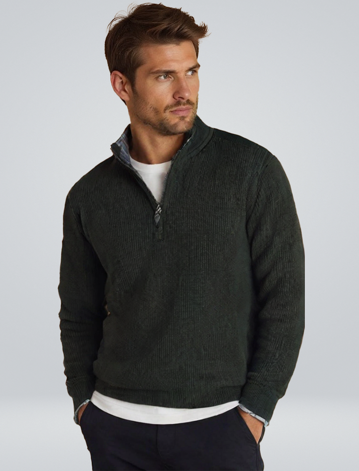 Callum | Knitted sweater with zipper