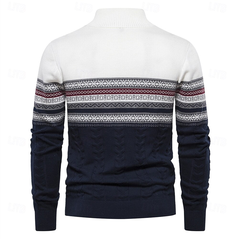 Dylan | Knit Sweater with Half Zip