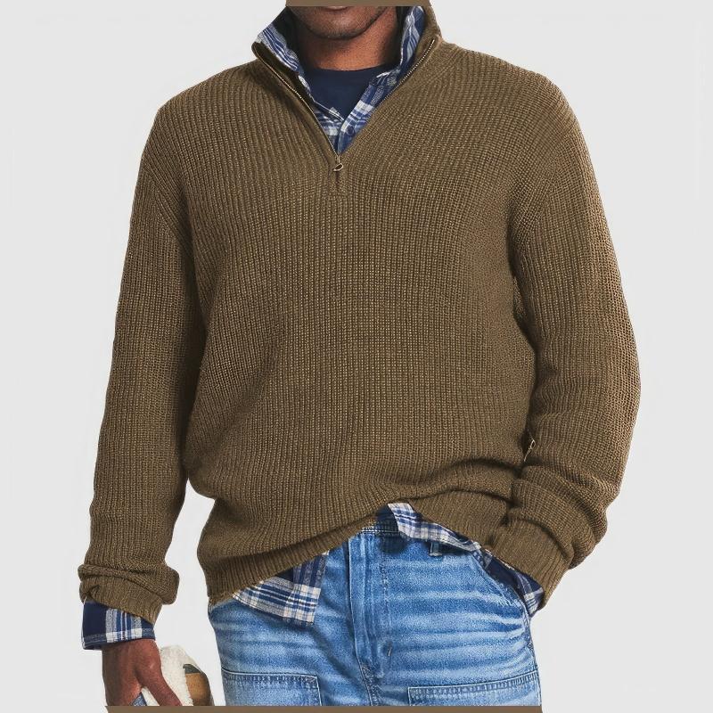 Callum | Knitted sweater with zipper