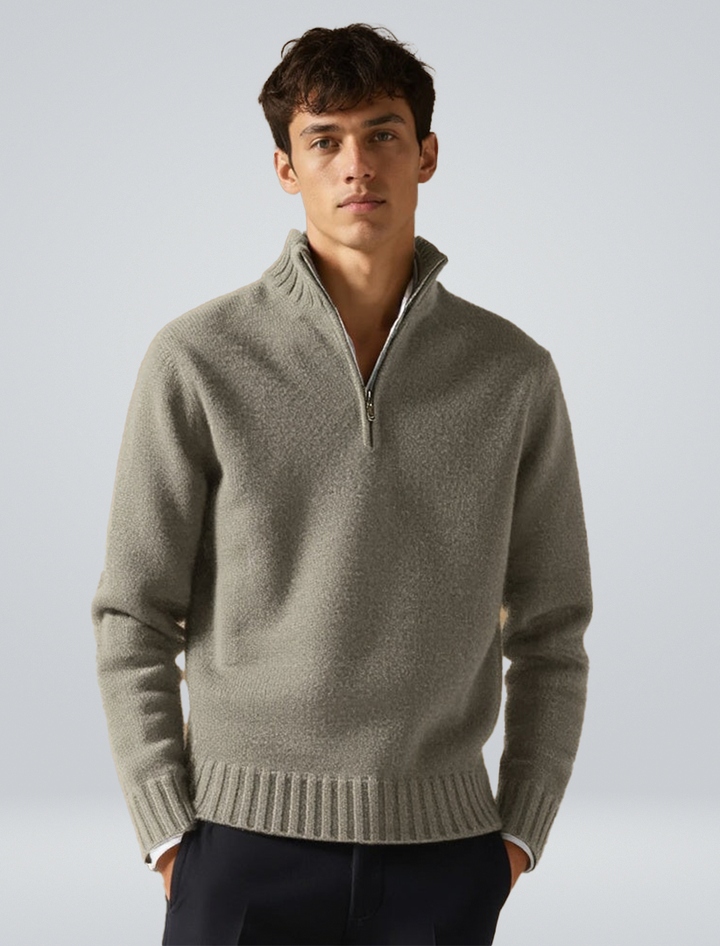 Jamie | Luxurious Half-Zip Sweater