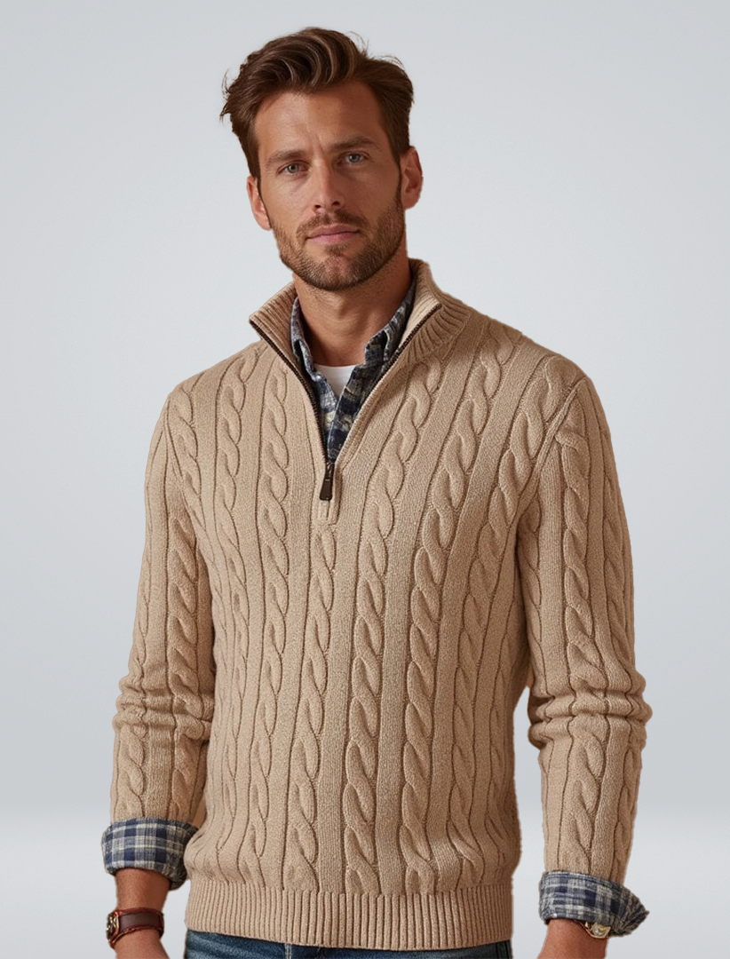 Zachary | Cotton Sweater