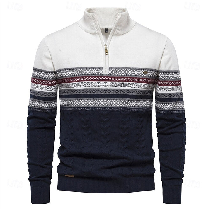 Dylan | Knit Sweater with Half Zip