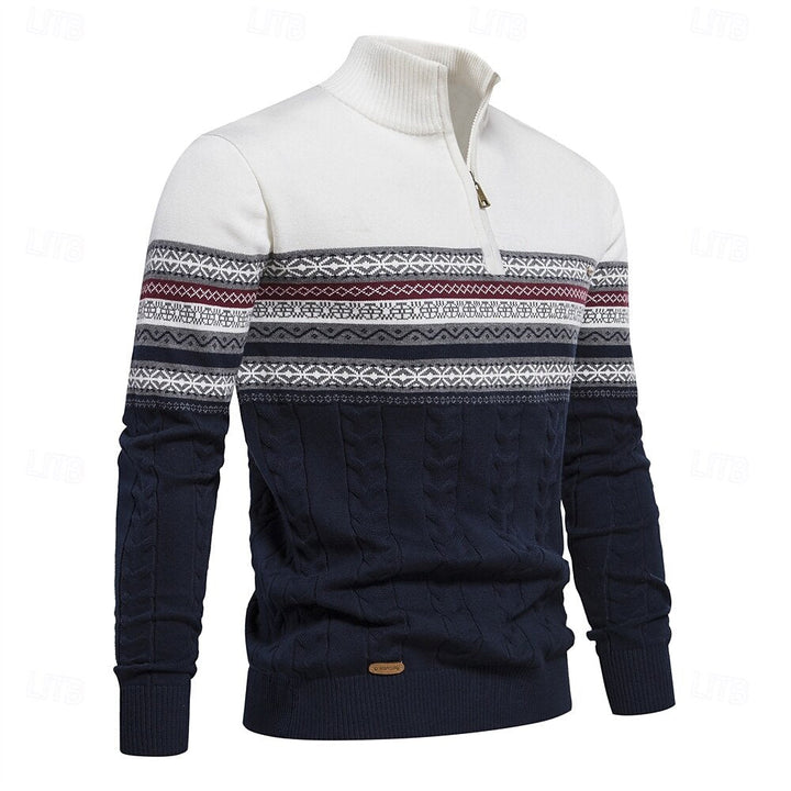 Dylan | Knit Sweater with Half Zip