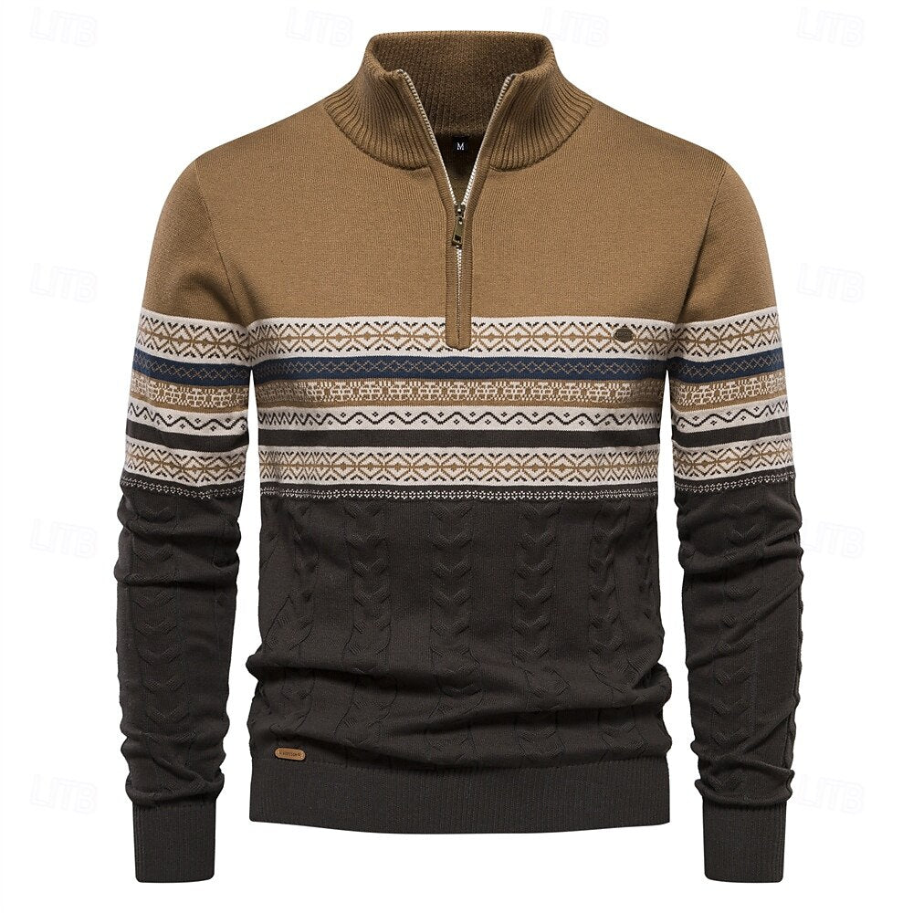 Dylan | Knit Sweater with Half Zip