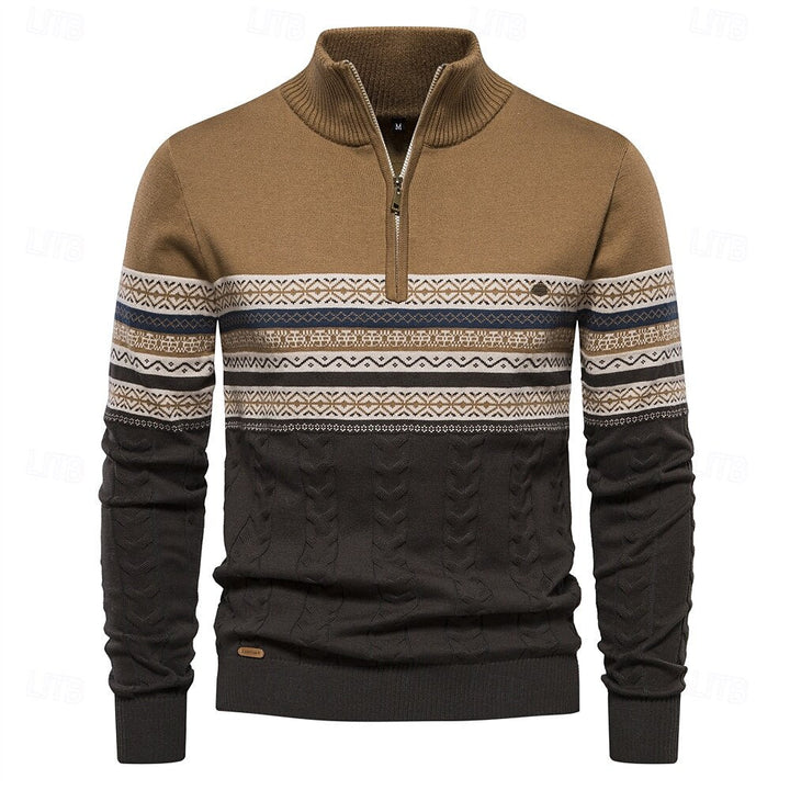 Dylan | Knit Sweater with Half Zip