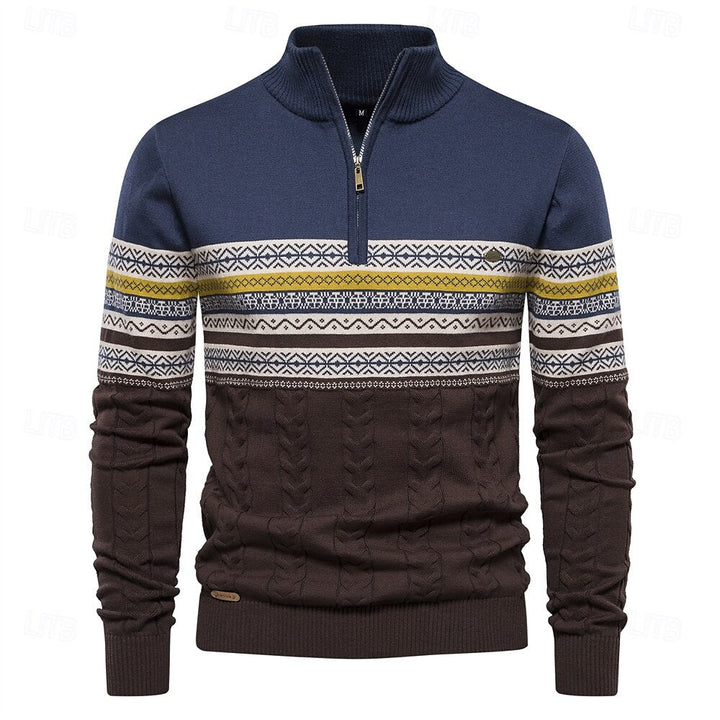 Dylan | Knit Sweater with Half Zip