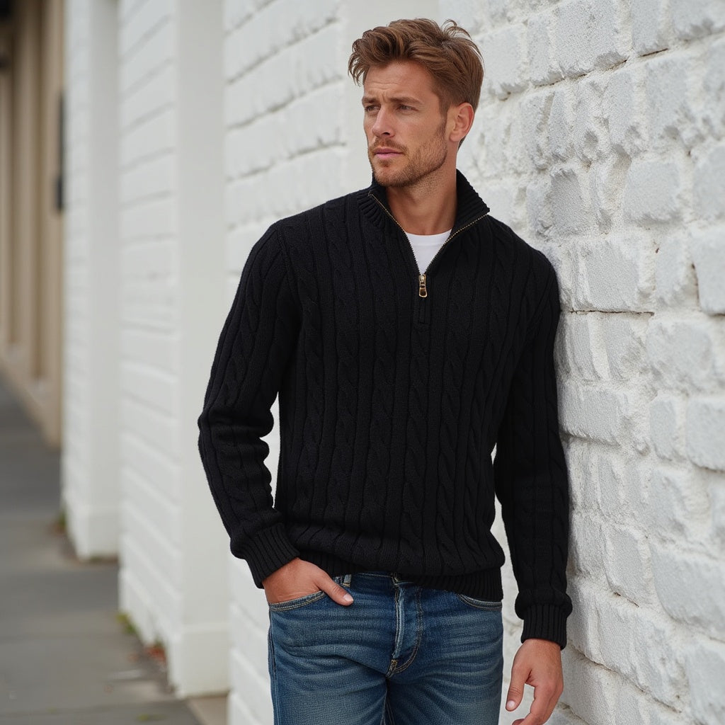 Zachary | Cotton Sweater