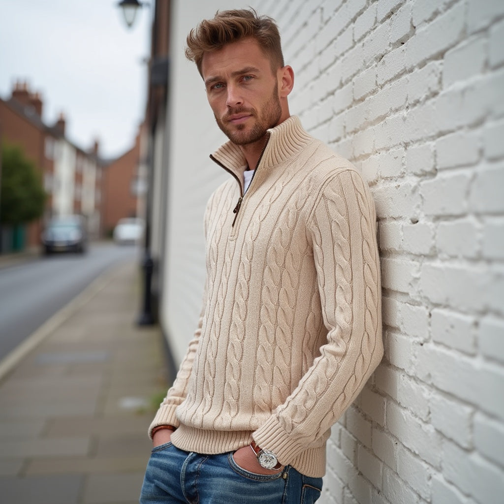 Zachary | Cotton Sweater